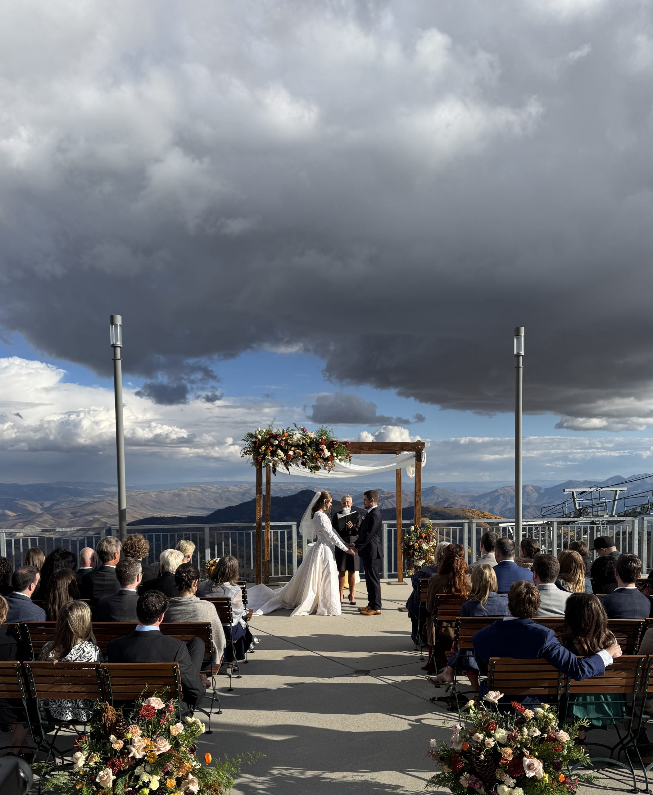Recent wedding celebration with packed dance floor