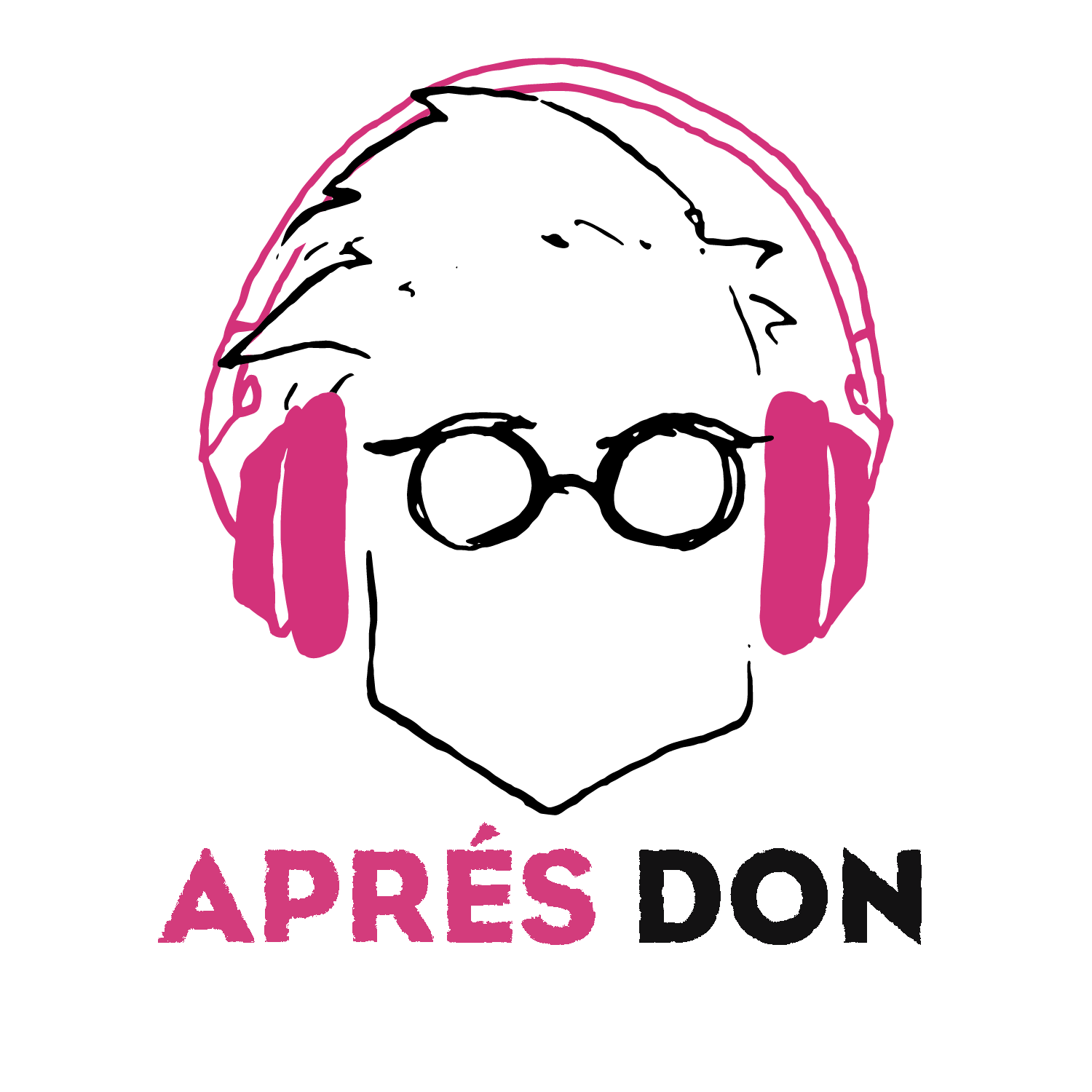 Apres-Don logo V2, transparent on light background